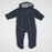 3-6M
Navy Quilted Pramsuit