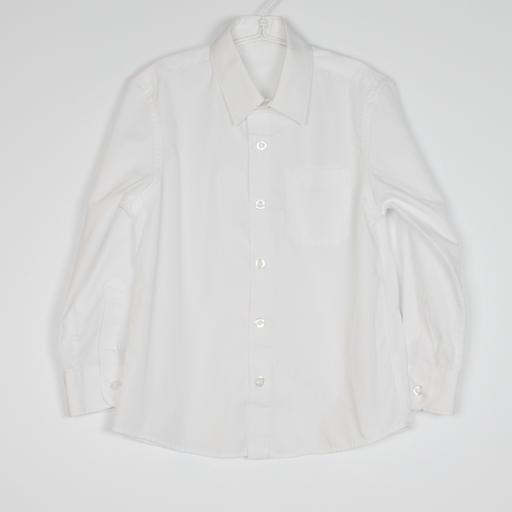 5-6Y
Poly/Cotton White Shirt