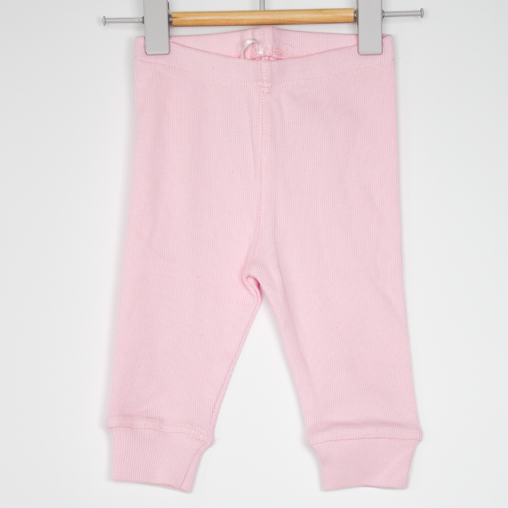 3-6M
Pink Ribbed Leggings