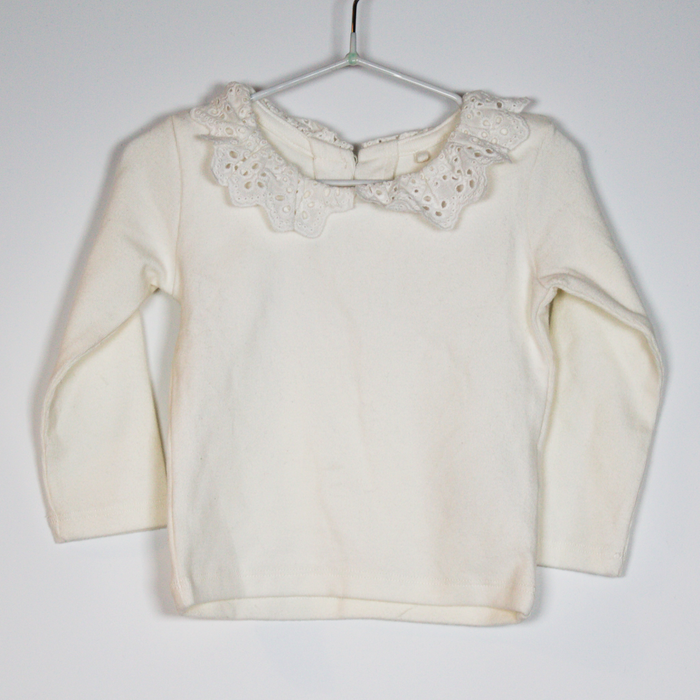 3-6M
Lace Collar Long Sleeve