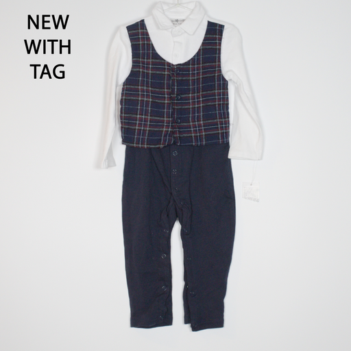 9-12M
Waist Coat All in One