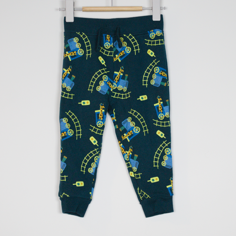 9-12M
Steam Train Track Pants