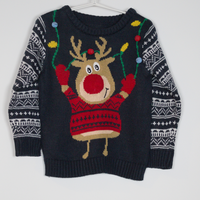 2-3Y
Rudolph & Lights Jumper