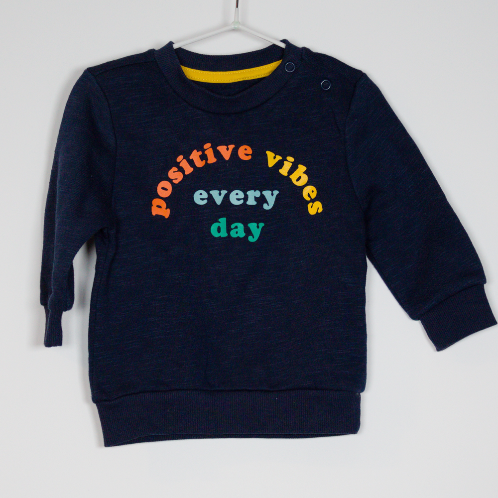 6-9M
Positive Vibes Sweater