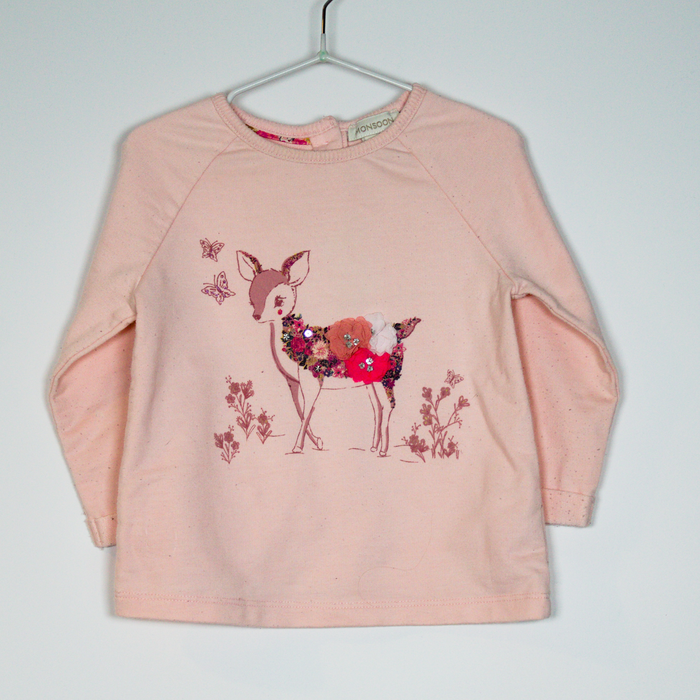 6-12M
Flower Deer Top