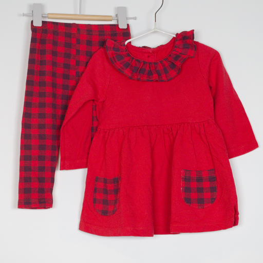 6-9M
Red/Black Set