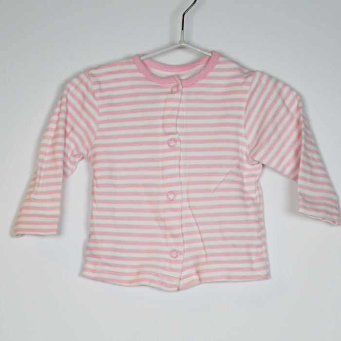 0-3M
Pink/White Cardigan