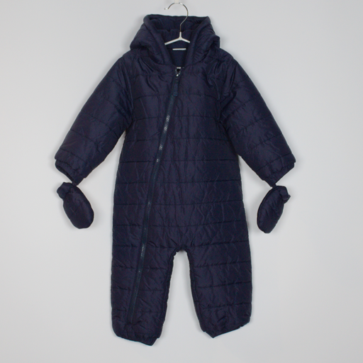 12-18M
Navy Padded Pramsuit