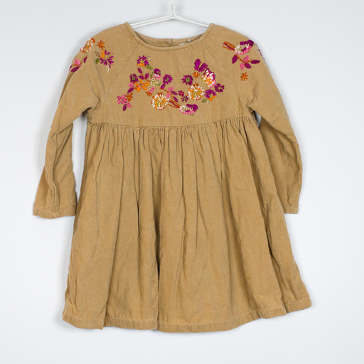 3-4Y
Embroidered Cord Dress