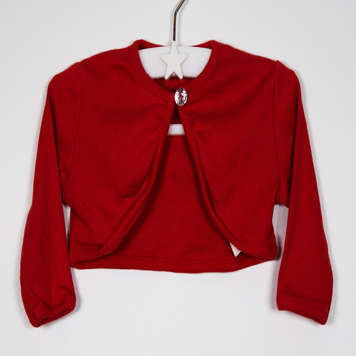 Girls red 2024 bolero cardigan